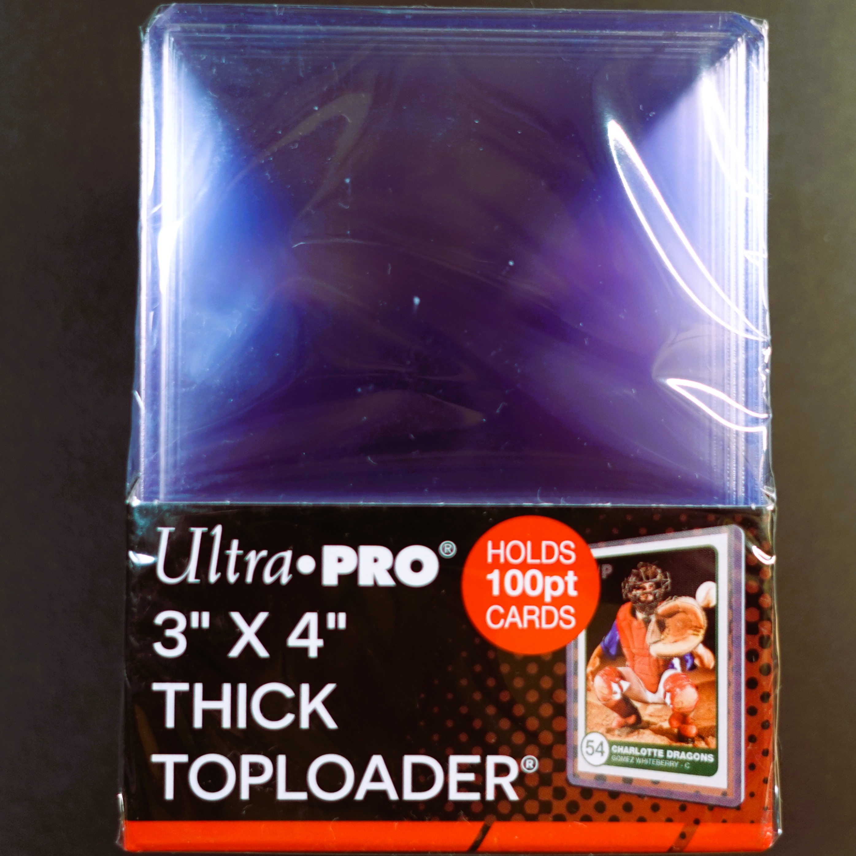 Ultra PRO Toploader 100pt 3x4" – 25er Pack englisch versiegelt
