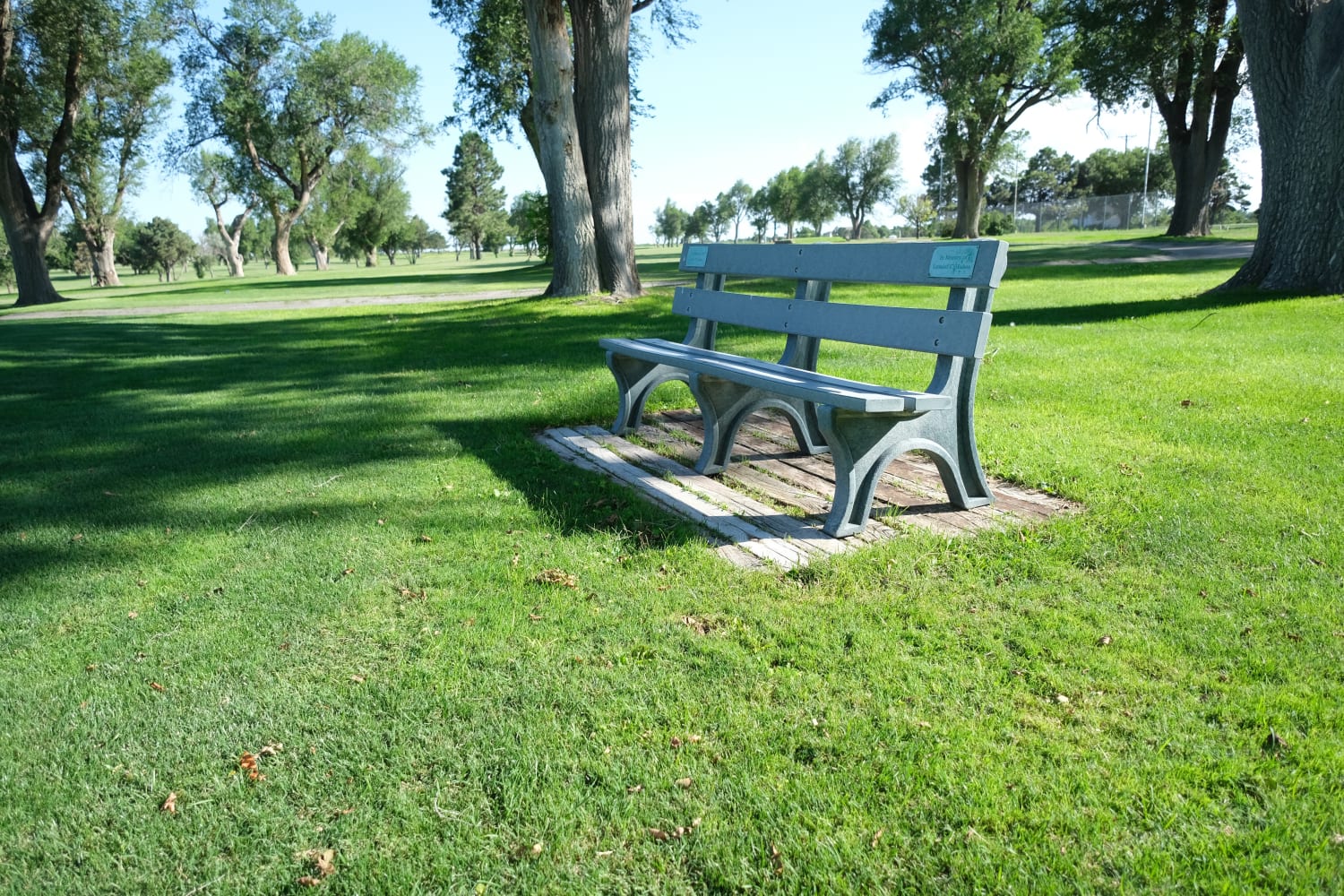 Outdoor bench