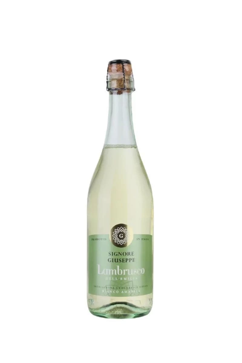 Signore Giuseppe Lambrusco Bianco Amabile 75cl.