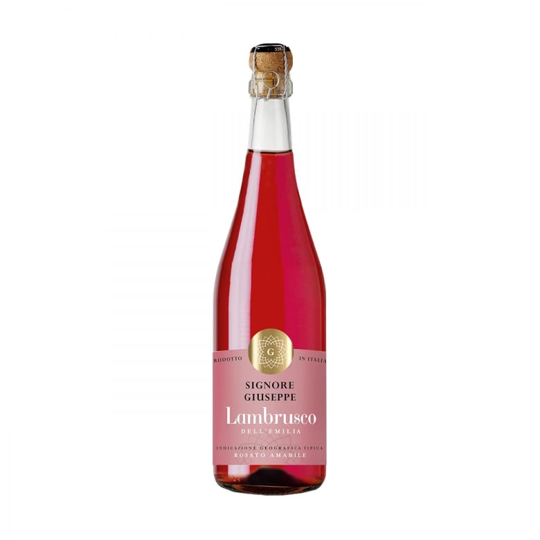 Signore Giuseppe Lambrusco Rosato Amabile 75cl.