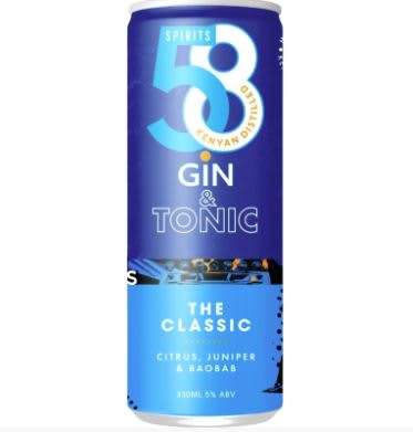 58 Gin & Tonic The Classic 330ml