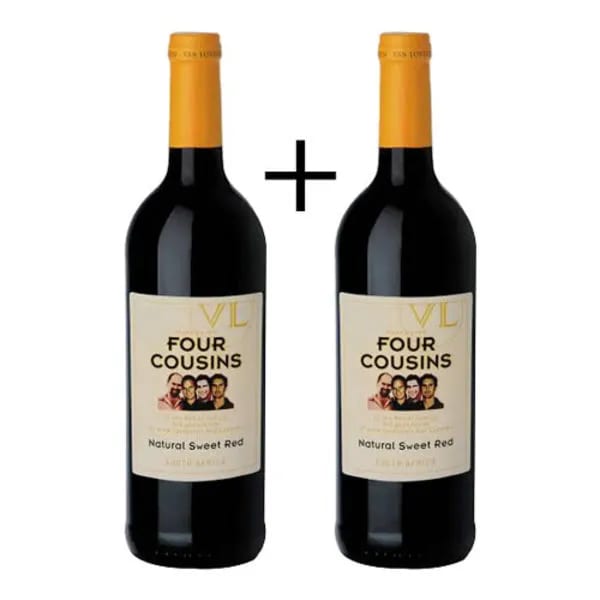 Twin pack Four Cousins Sweet Red wine Four Cousins Sweet Red wine