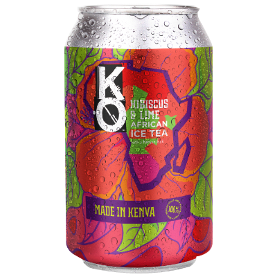 K.O Hibiscus & lime ice tea