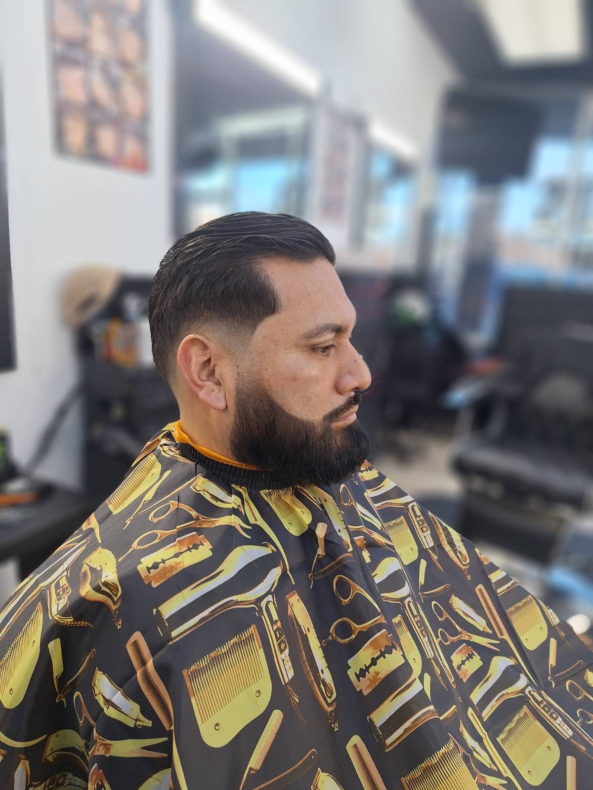 Fresh cut at Famous Barbershop