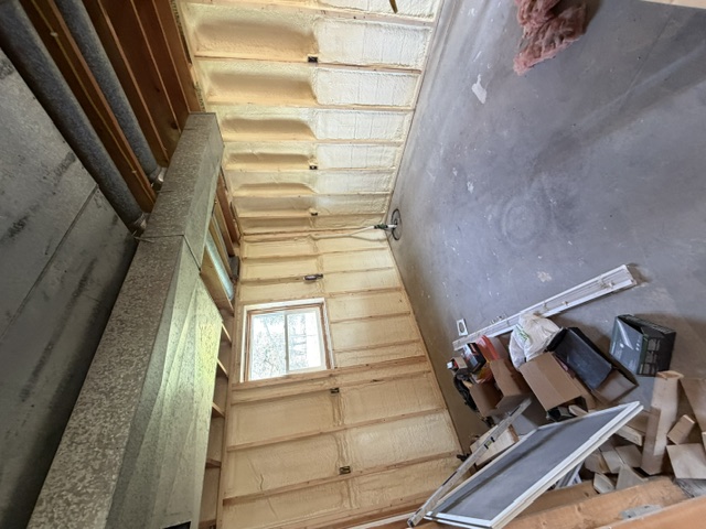 Interior remodel project completed by Elite Spray Foam Solutions in central Illinois
