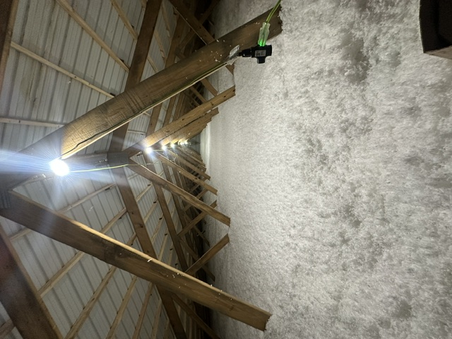 Blown-in fiberglass insulation coverage completed by Elite Spray Foam Solutions