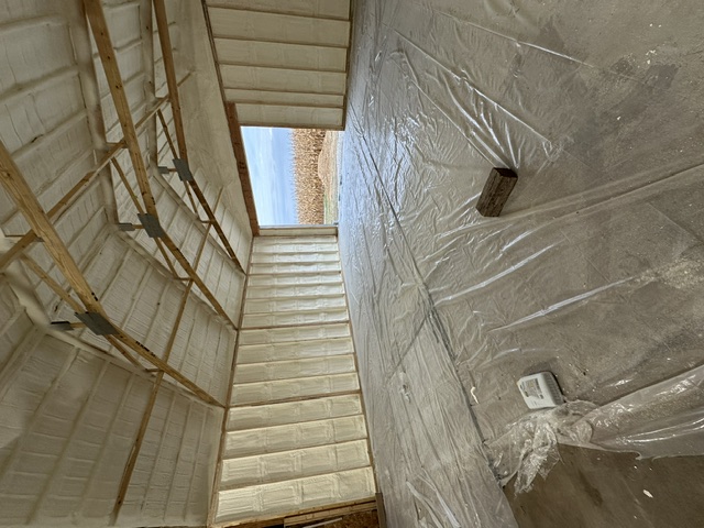 Pole barn insulated by Elite Spray Foam Solutions in central Illinois