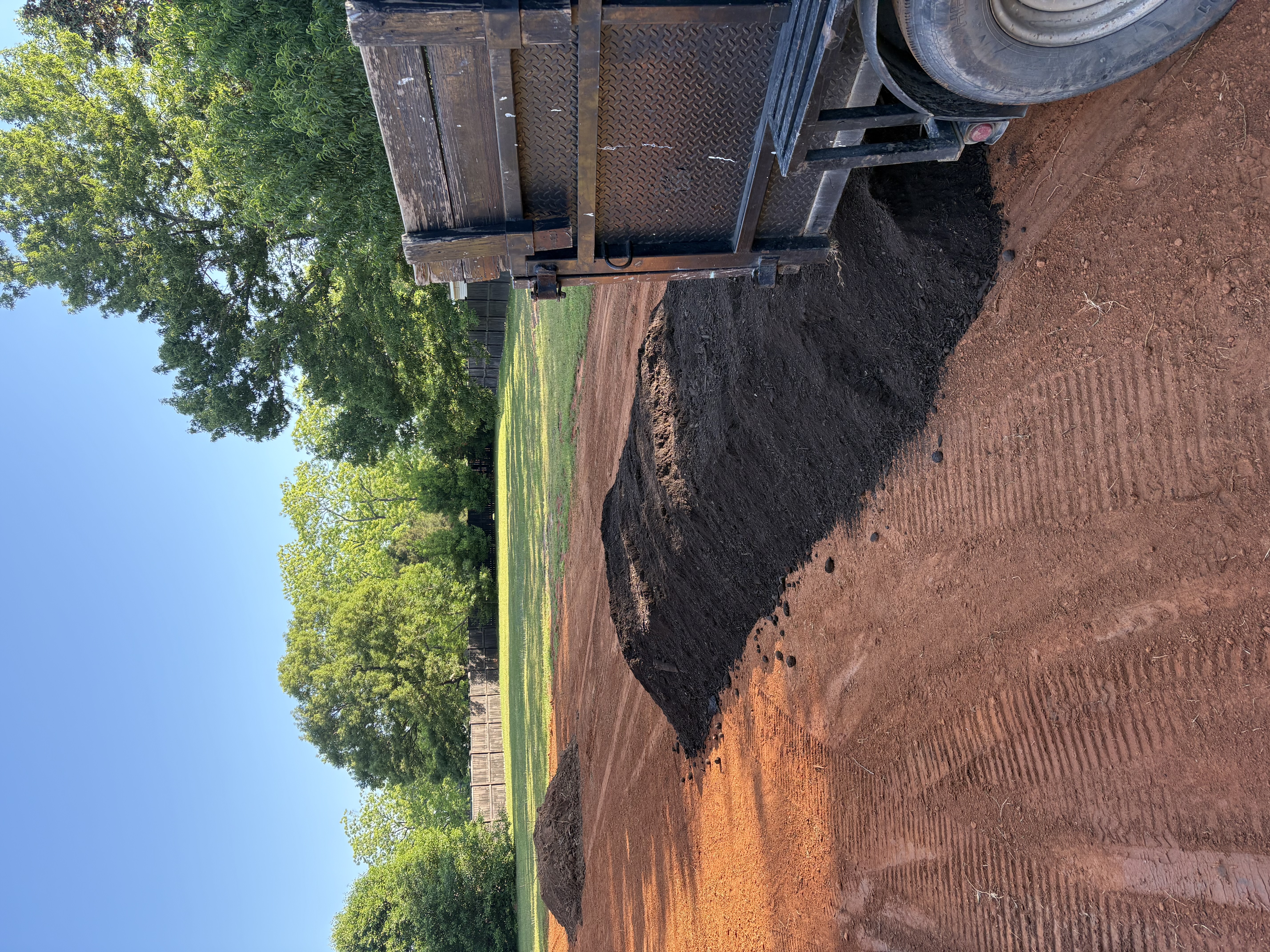 Hauling and material delivery completed by Campbell's Construction & Hauling