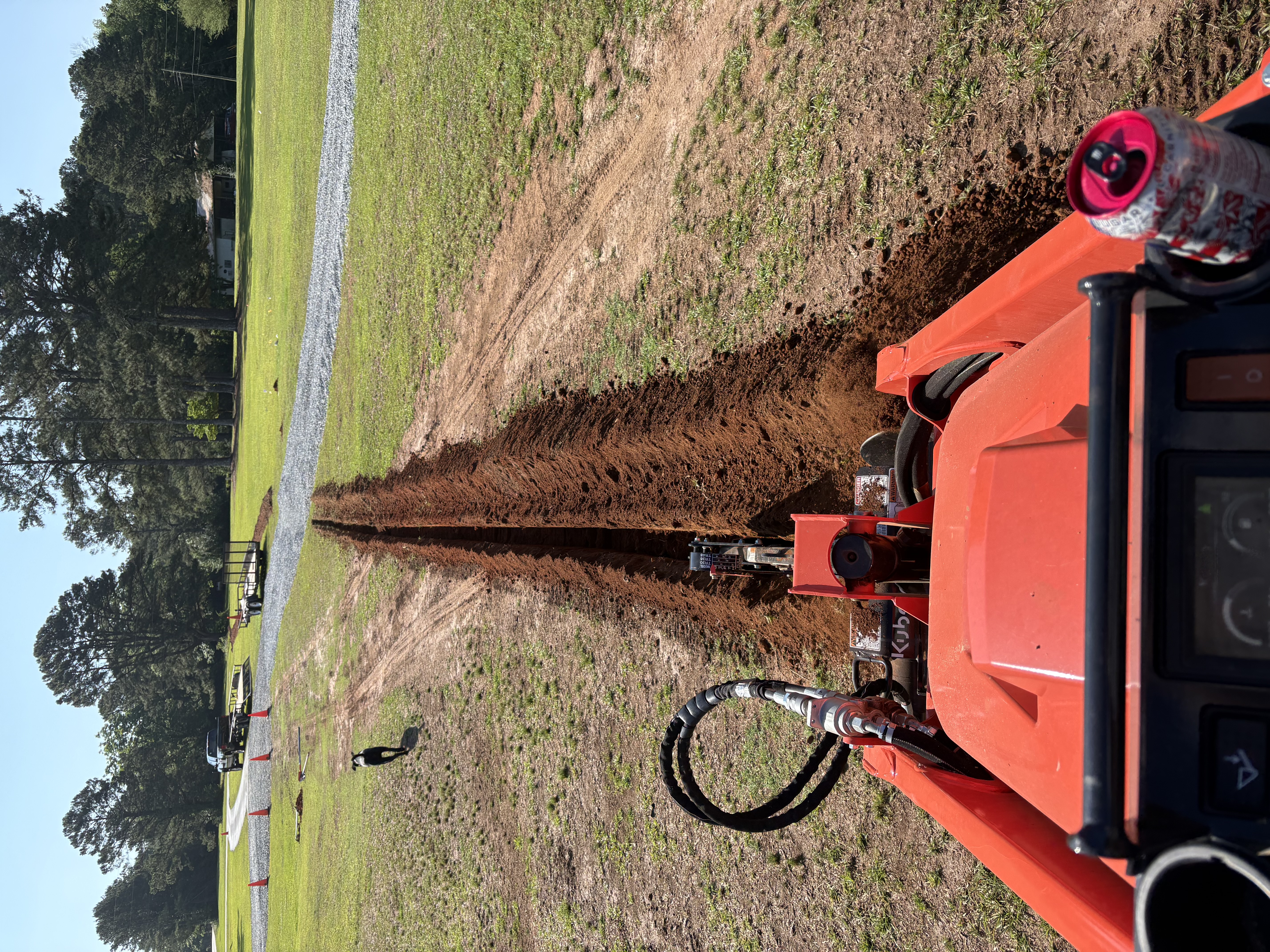 Completed outdoor construction and site project by Campbell's Construction & Hauling