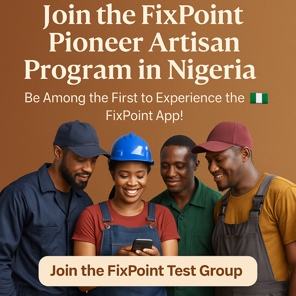 Join the FixPoint Pioneer Artisan Program in Nigeria