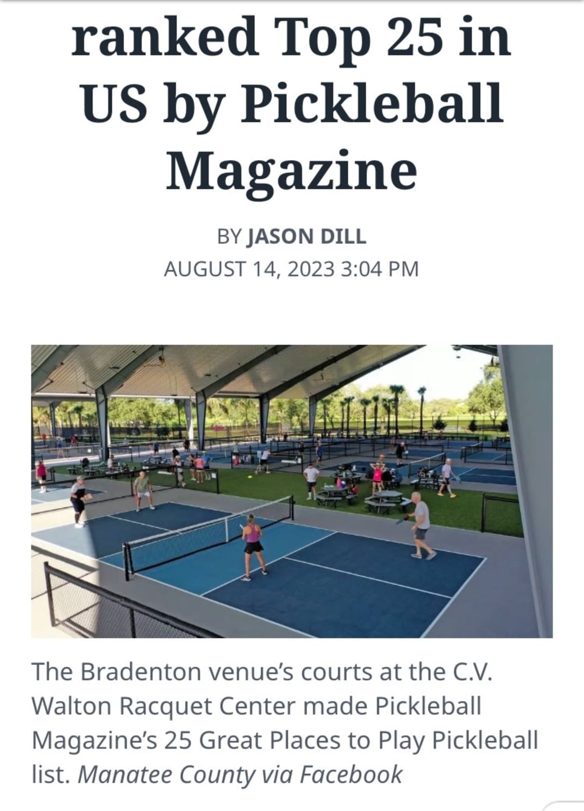 Why Bray Park in Bradenton Is One of the Best Places in America to Play Pickleball — And How to Build a Trip Around It