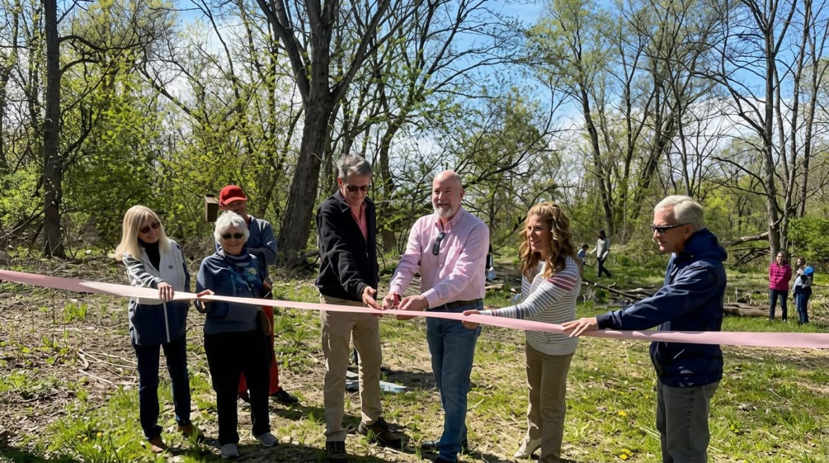 Pittsford Village Arboretum Marks Fifth Anniversary with Ribbon Cutting Ceremony