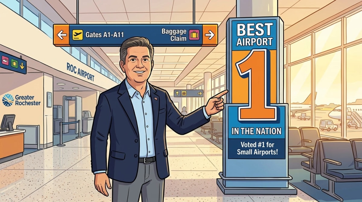 ROC Airport Is Up for Best Small Airport Again — Vote Before October 5