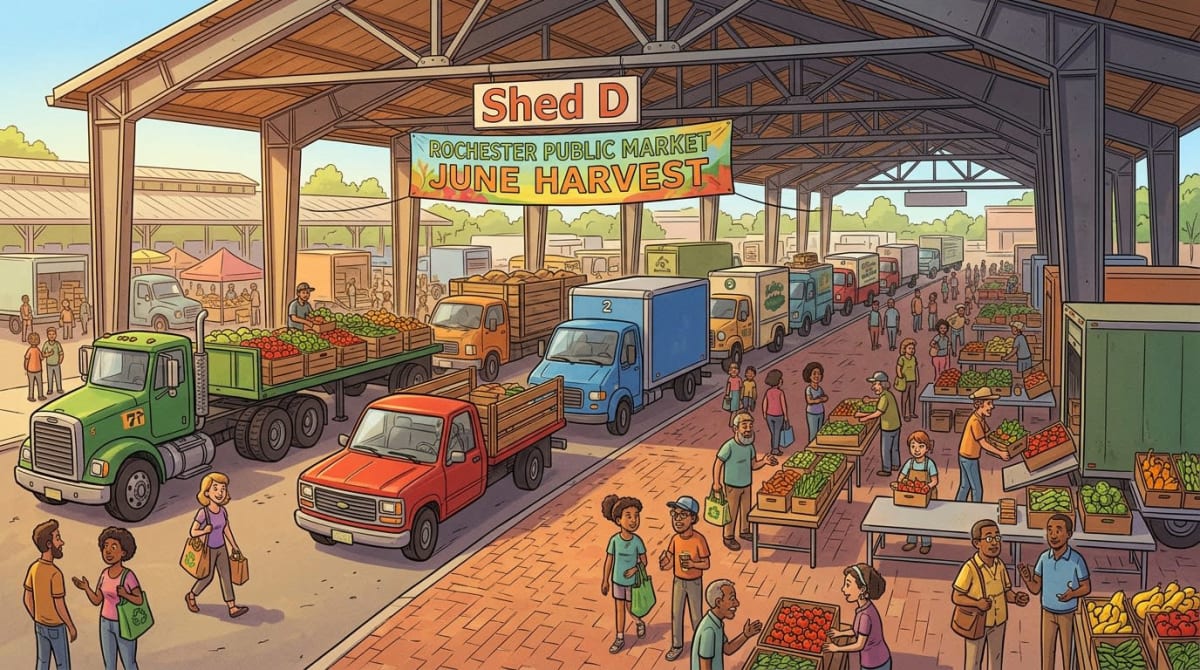 Fresh Farmers Together Brings Nine Rochester-Area Farms to Shed D