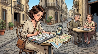 She wants to travel like a local. Her itinerary has 43 stops.