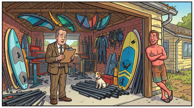The insurance adjuster had never seen a garage valued higher than the house.