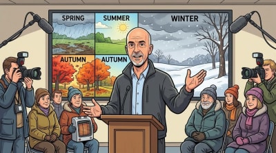 Area Man Describes Rochester's Four Distinct Seasons, Lists Two He Enjoys.