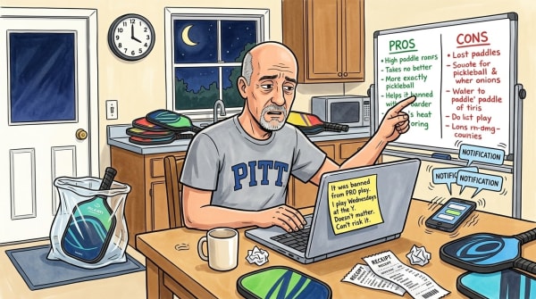 The Paddle Recall Spiral — pickleball