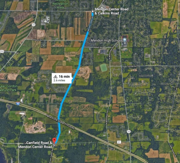 Mendon Center Road Rehabilitation: Calkins to Canfield