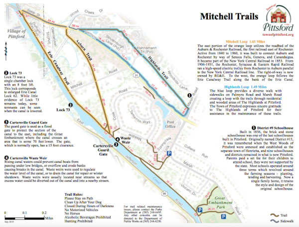 Better Know a Pittsford Trail: Mitchell Trails Edition