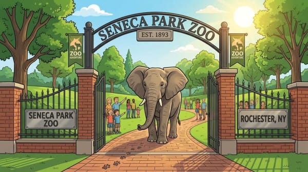 Rochester Just Got Its Fourth Elephant — Meet Felix, Seneca Park Zoo's 43-Year-Old Arrival From Zimbabwe