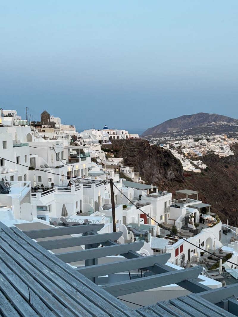 This is what is out the window at dusk. It takes a while to stop staring.