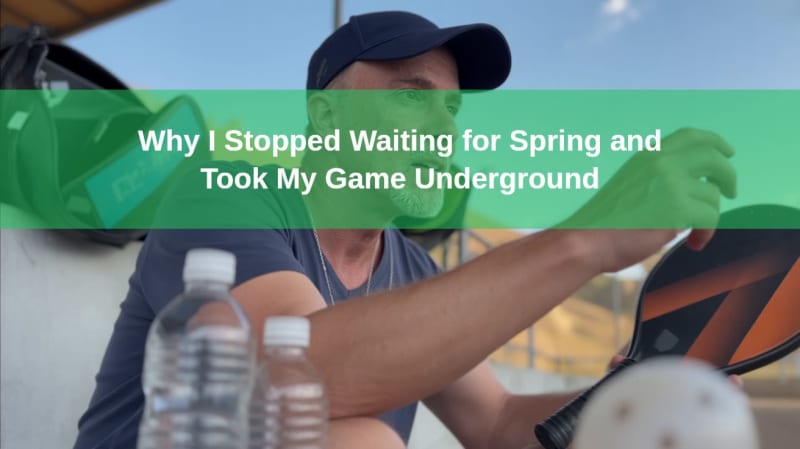 Why I Stopped Waiting for Spring and Took My Game Underground