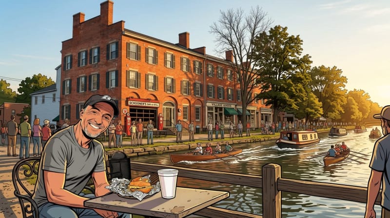 The Pittsford Regatta — Racing on the Canal