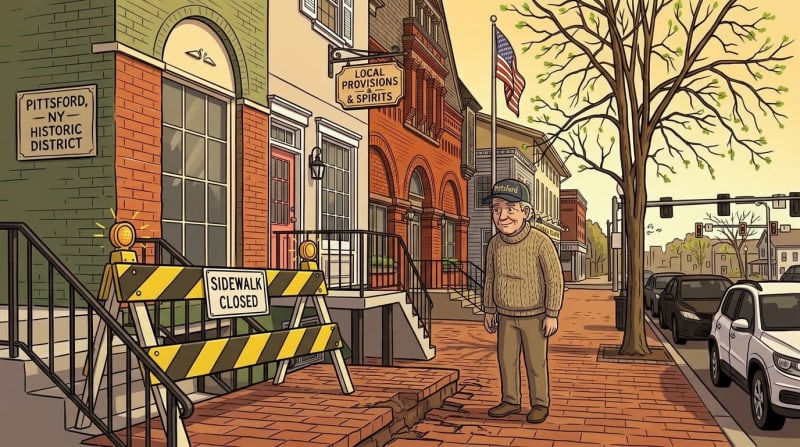 Discussion of Accessible Sidewalks in the Village