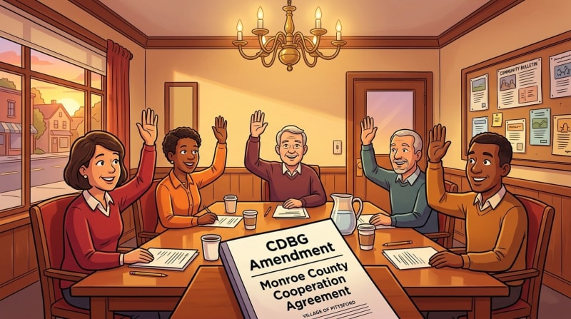 Monroe County Cooperation Agreement: CDBG Amendment