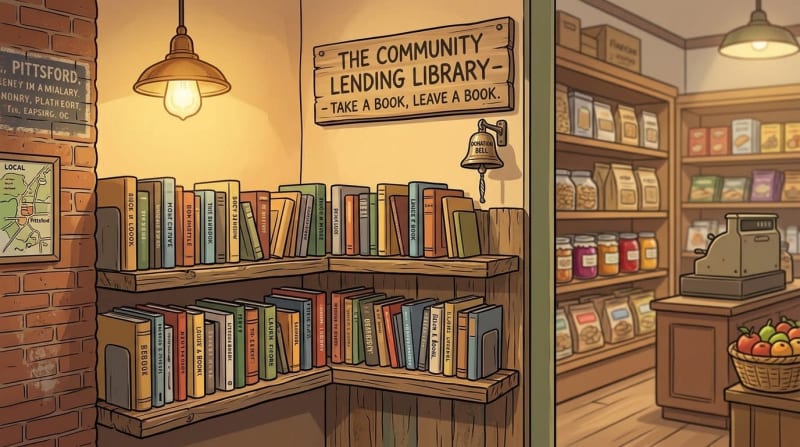 Fifty Books and the Start of the Pittsford Community Library