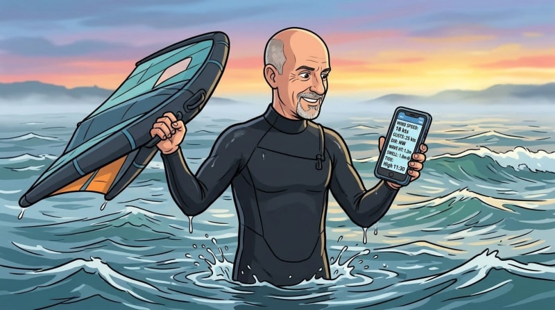What a Wing Foiling Forecast App Should Actually Do