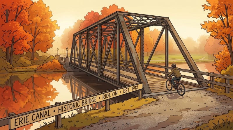 Three Miles of Towpath and One 1912 Bridge