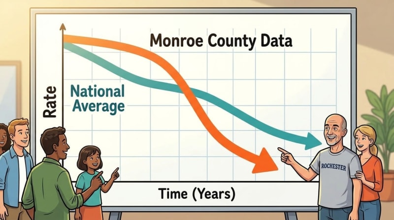 The Numbers — and What Monroe County's Decline Actually Means