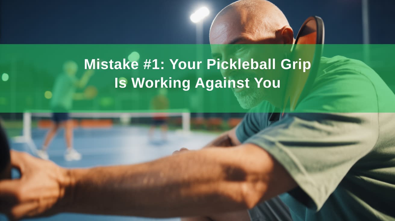 Mistake #1: Your Pickleball Grip Is Working Against You