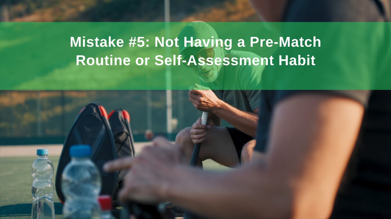 Mistake #5: Not Having a Pre-Match Routine or Self-Assessment Habit