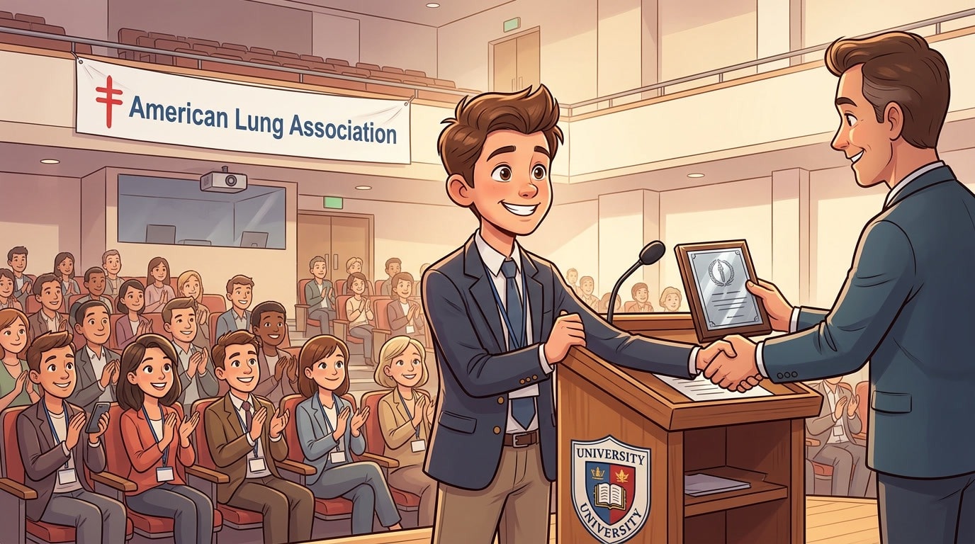 Out of 140 Applicants: Pittsford's Ved Deshmukh Wins American Lung Association Youth Ambassador Award