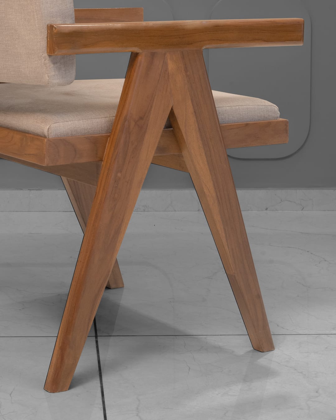 Mid-Century Modern A-Frame Armchair — 2