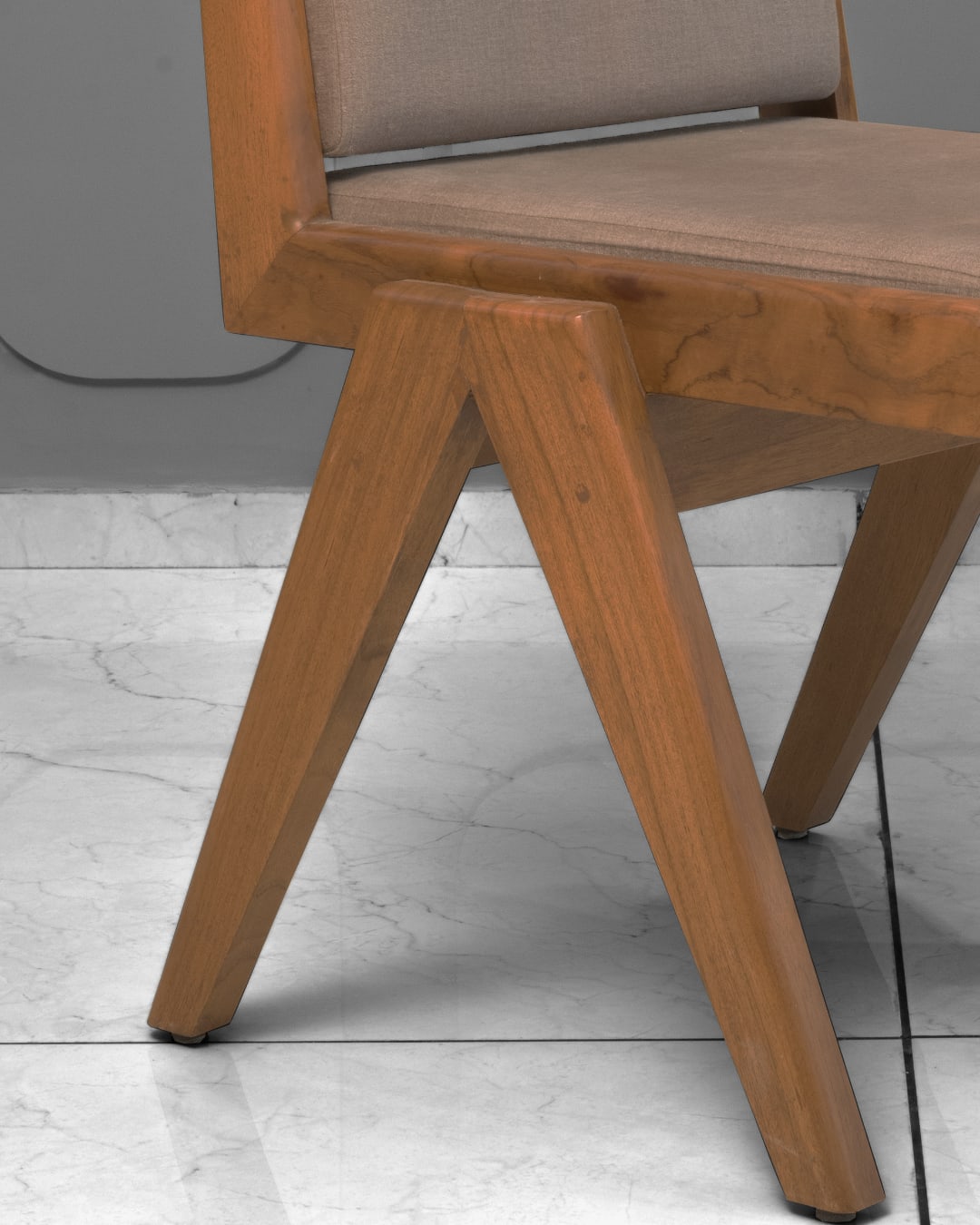 Mid-Century Modern Armless Accent Chair — 2