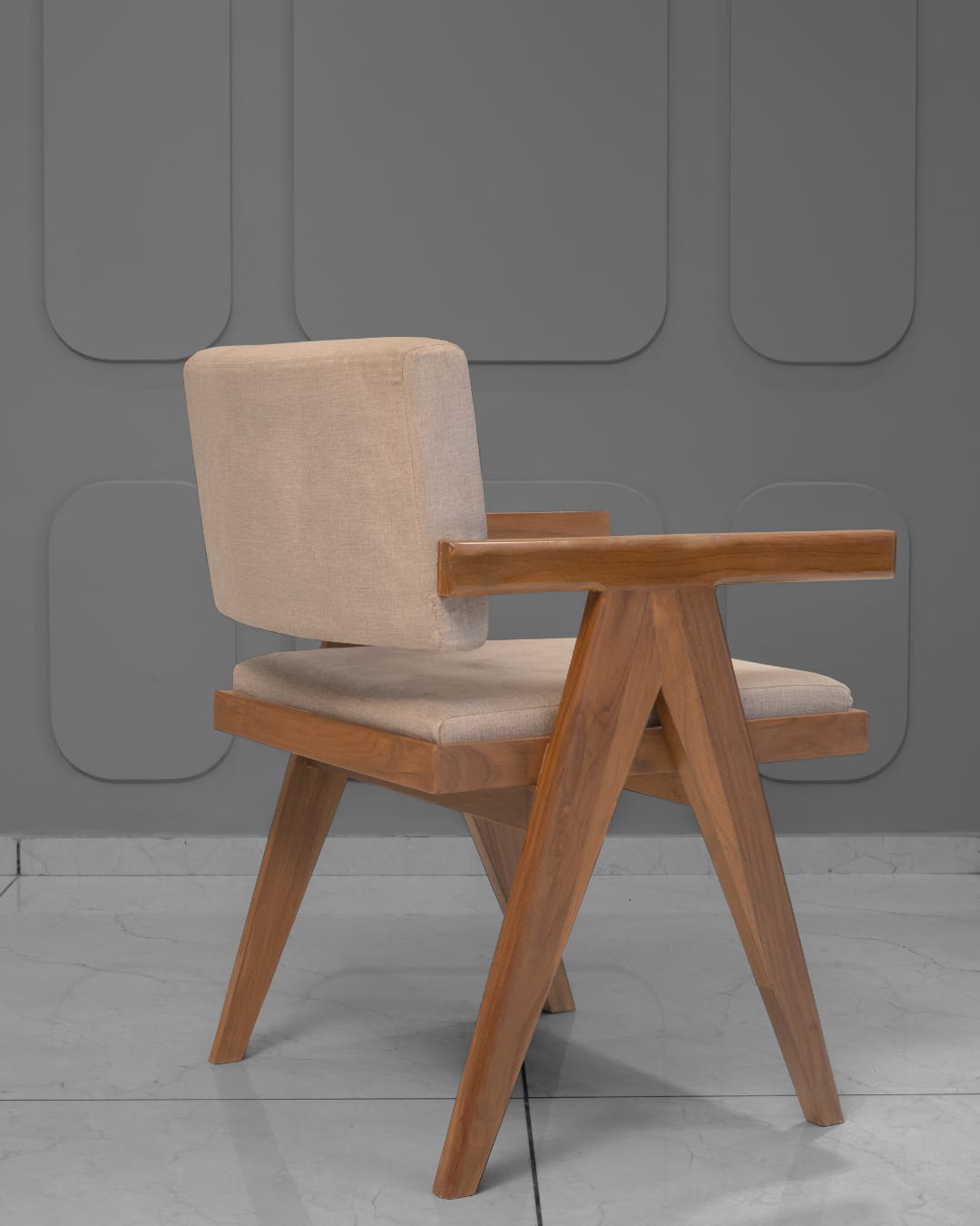 Mid-Century Modern A-Frame Armchair — 1