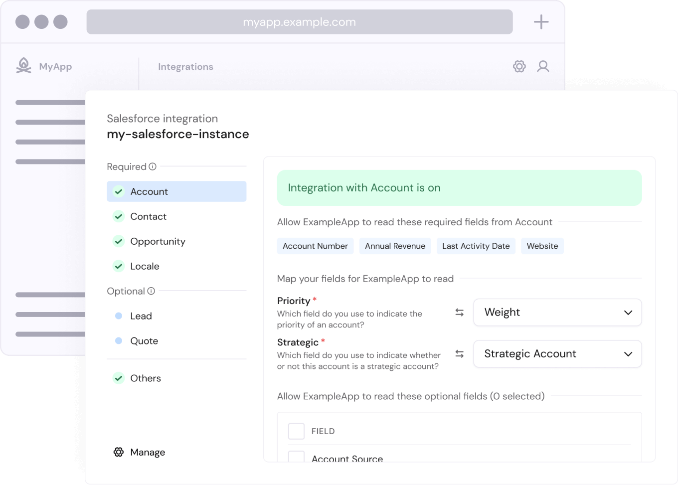 integration background skeleton
