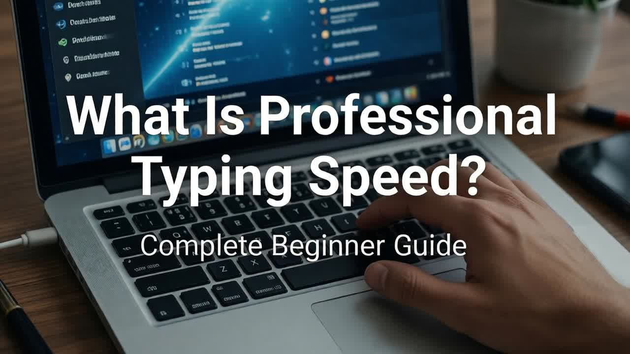 What Is Professional Typing Speed Complete Beginner Guide