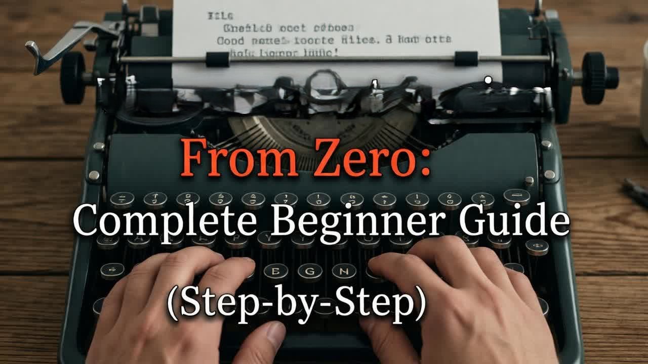 How to Start Typing From Zero Complete Beginner Guide (Step-by-Step)