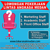 Lowongan Kerja Lintas Angkasa Medan