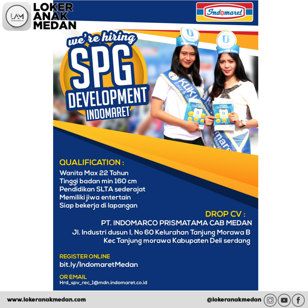 Lowongan Kerja Indomaret Medan