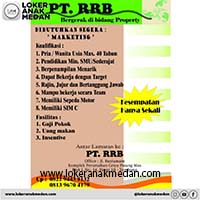 Lowongan Kerja PT RRB Medan 2019