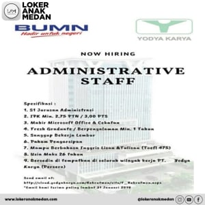 Lowongan-BUMN-PT-Yodya-Karya-Persero-2019-Loker-Medan