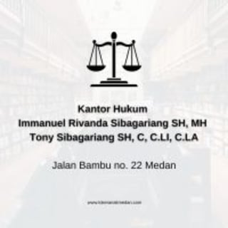 Lowongan Kerja Kantor Hukum Immanuel Rivanda Sibagariang SH, MH & Tony Sibagariang SH, C, C.LI, C.LA