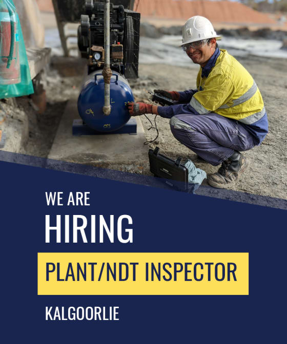 Plant/NDT Inspector Job Kalgoorlie