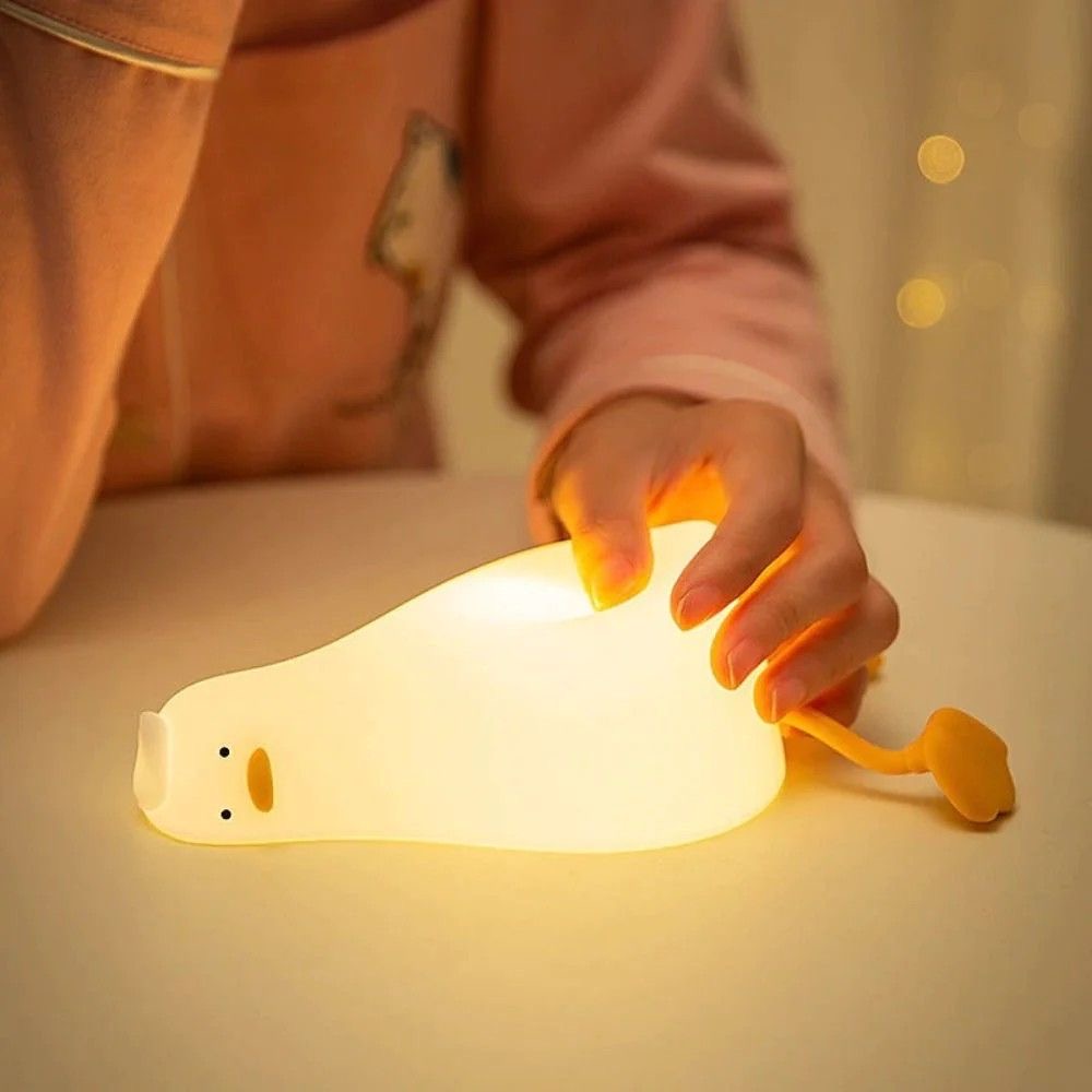 بطة سلكون مصباح 💡